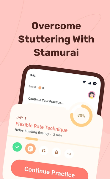 Stamurai: Stuttering Therapy - عکس برنامه موبایلی اندروید