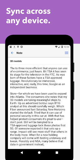 Standard Notes - Image screenshot of android app