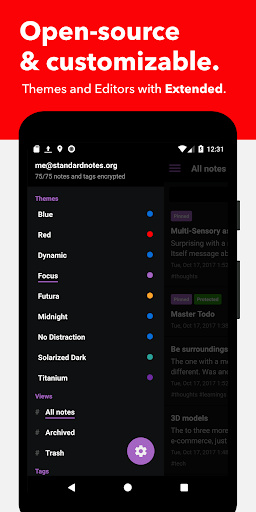 Standard Notes - Image screenshot of android app