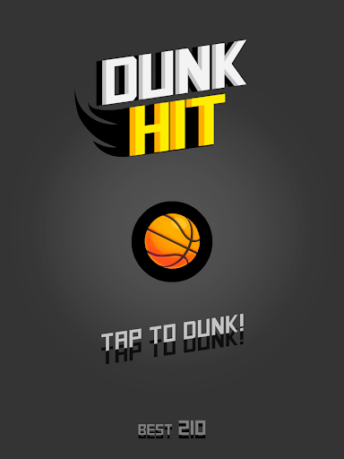 Dunk Hit - Gameplay image of android game