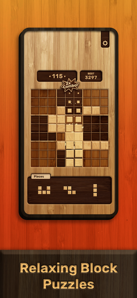 Wood Blocks by Staple Games - Gameplay image of android game