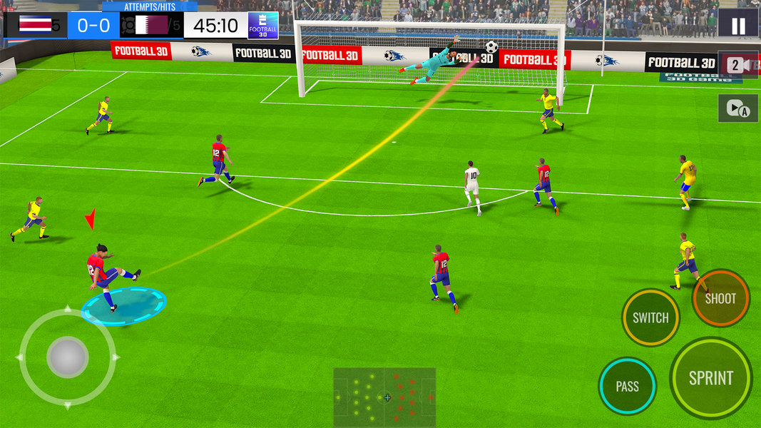 Football ۳D Star - عکس بازی موبایلی اندروید