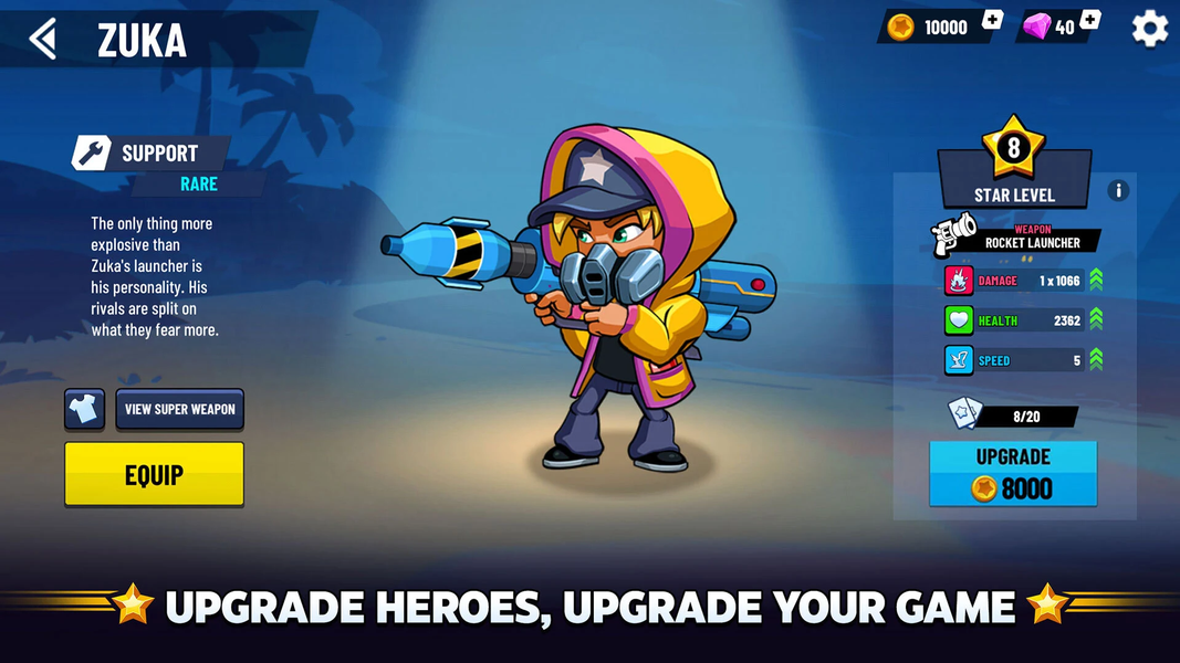 Battle Stars : ۴v۴ TDM & BR - عکس بازی موبایلی اندروید