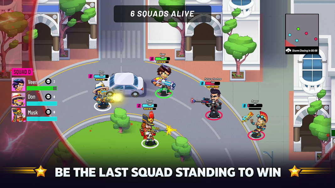 Battle Stars : ۴v۴ TDM & BR - عکس بازی موبایلی اندروید