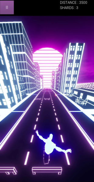 Vaporwave Skateboarding - عکس بازی موبایلی اندروید