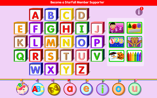 Starfall ABCs - Image screenshot of android app