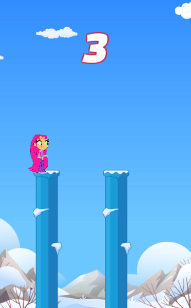 Starfire running adventure go - Gameplay image of android game