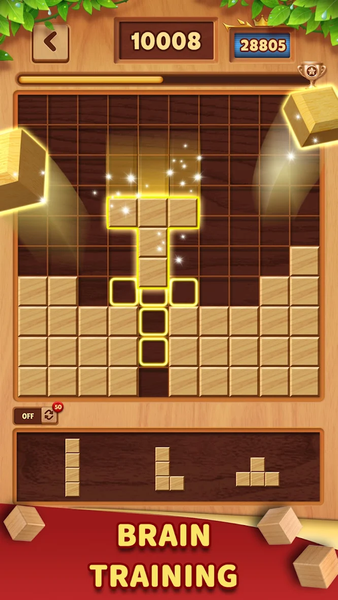 Block Guru - Wood 3D Cube - Gameplay image of android game