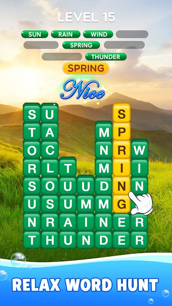 Word Block - Search & Relax - عکس بازی موبایلی اندروید
