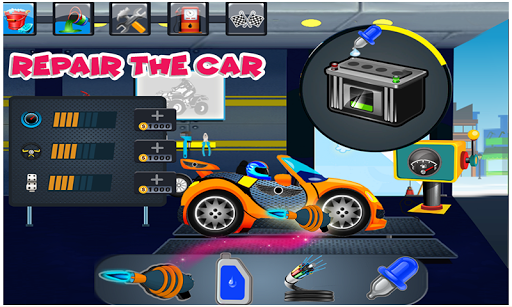Car Wash & Repair Salon Crazy - عکس بازی موبایلی اندروید