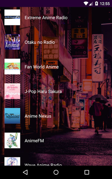 Anime Music Stations - عکس برنامه موبایلی اندروید