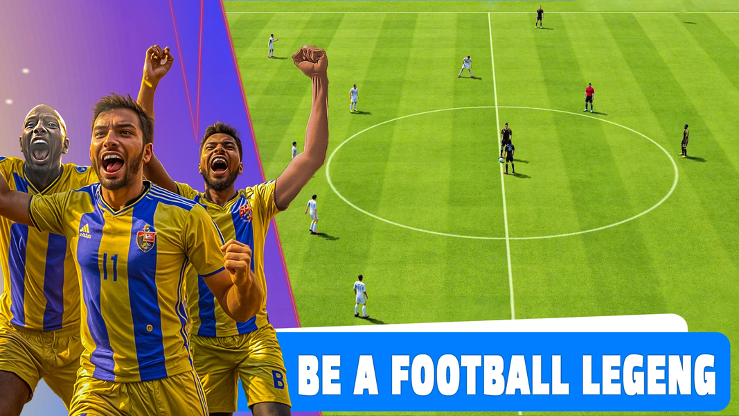 World Football 2023 Offline - Gameplay image of android game