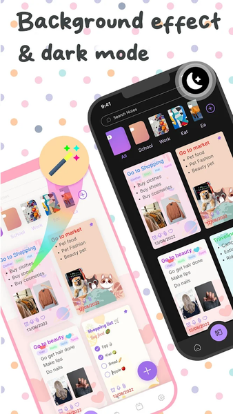 Cute Notes Notebook & Organize - عکس برنامه موبایلی اندروید