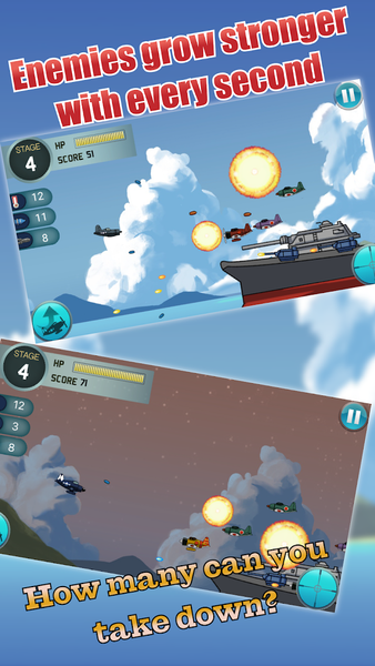 Azure Attack: the Forces of Ze - Gameplay image of android game