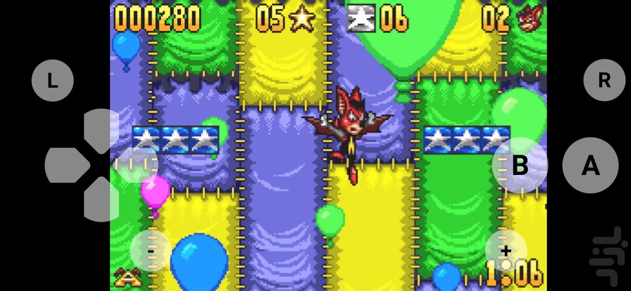 aero the acro batrascal rival reveng - Gameplay image of android game
