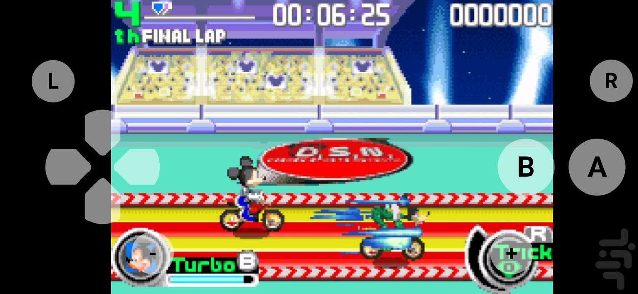 disney sports moto cross - Gameplay image of android game