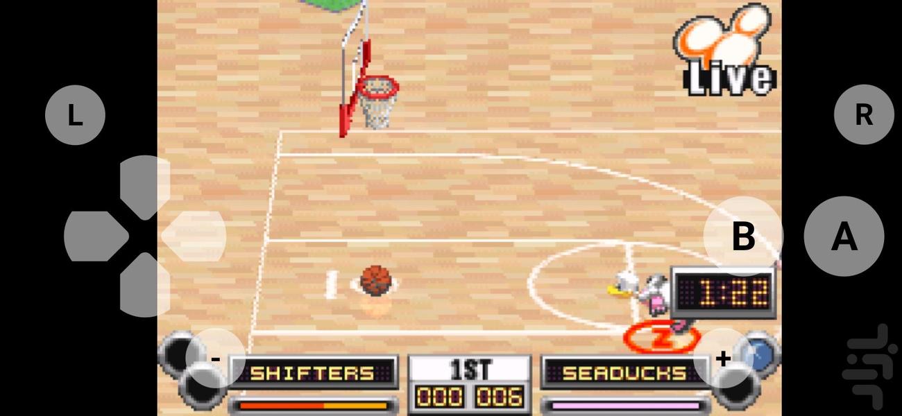 disney sports basketball - Gameplay image of android game