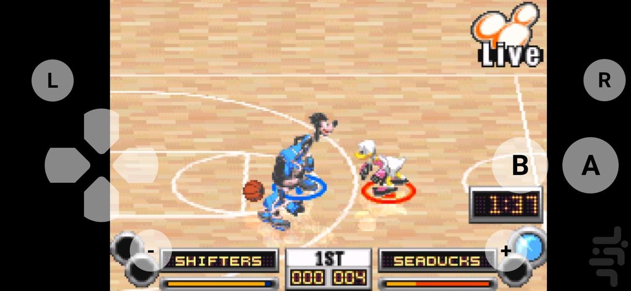 disney sports basketball - Gameplay image of android game