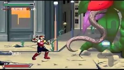power rangers ninja storm - Gameplay image of android game