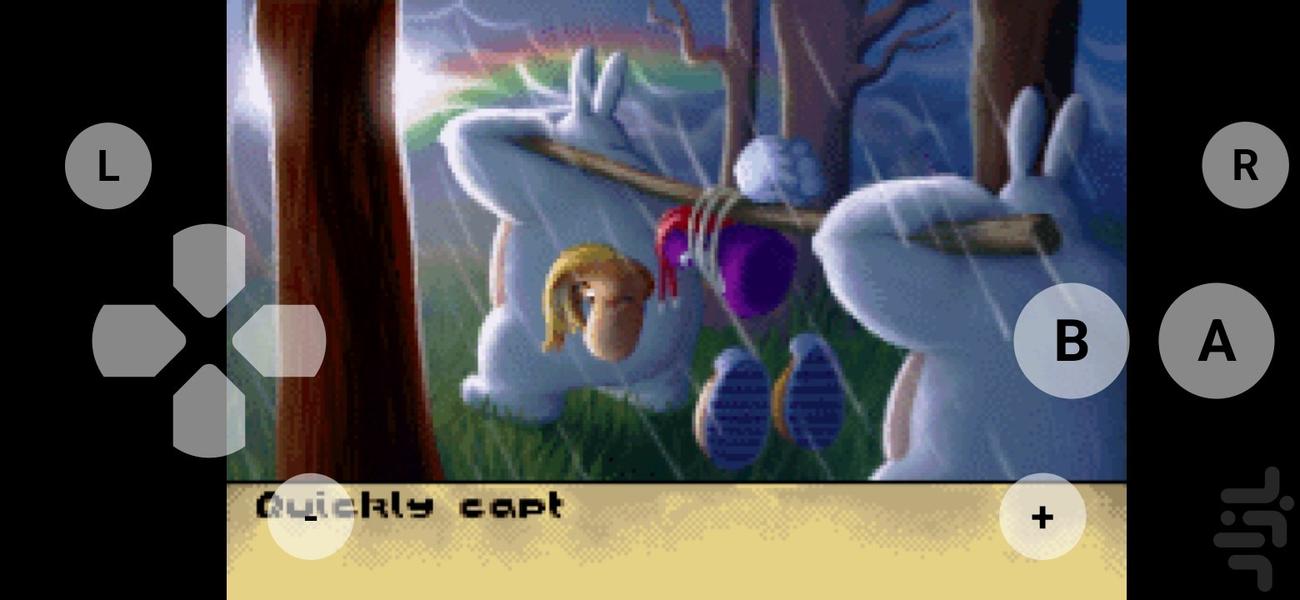 rayman raving rabbits - Gameplay image of android game
