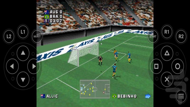 alexi_lalas_international_soccer - Gameplay image of android game