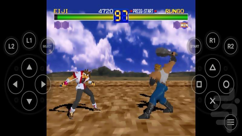 battle arena toshinden - Gameplay image of android game