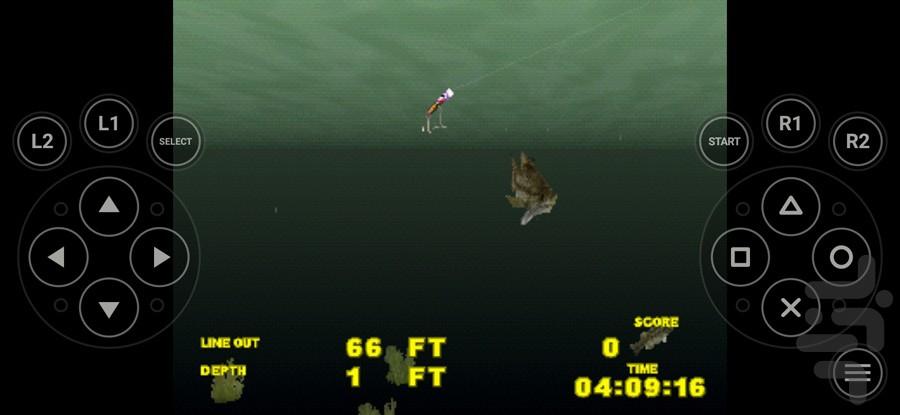 big bass fishing - Gameplay image of android game