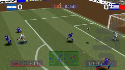 فوتبال طوفان گل - Gameplay image of android game