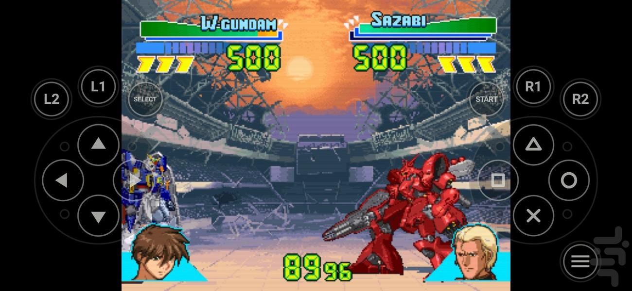 gundam battle assault - Gameplay image of android game