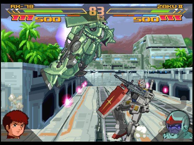 gundam battle assault 2 - Gameplay image of android game