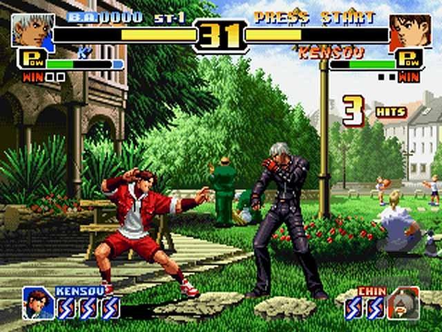 king of fighters 99 - Gameplay image of android game