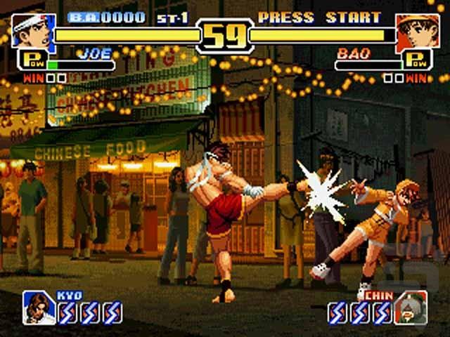 king of fighters 99 - Gameplay image of android game