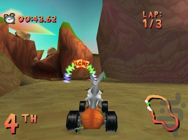 looney tunes racing - Gameplay image of android game