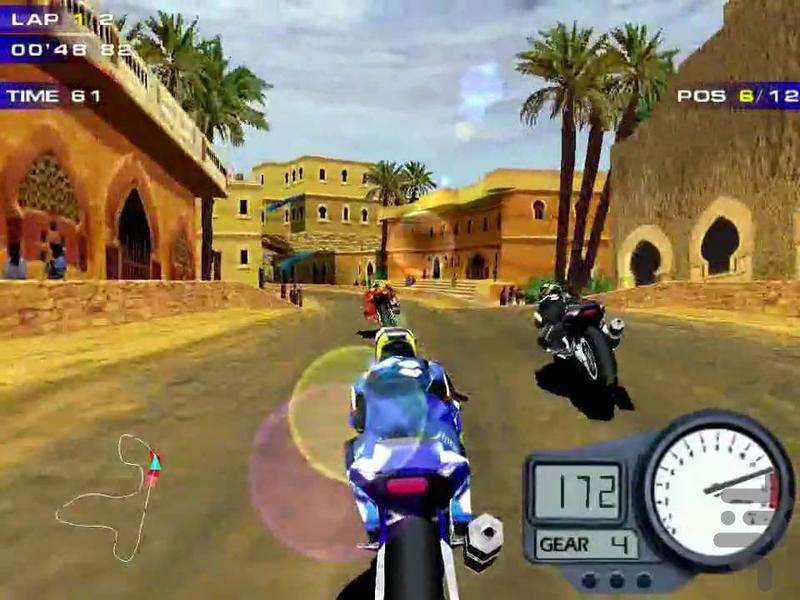 moto racer 2 - Gameplay image of android game