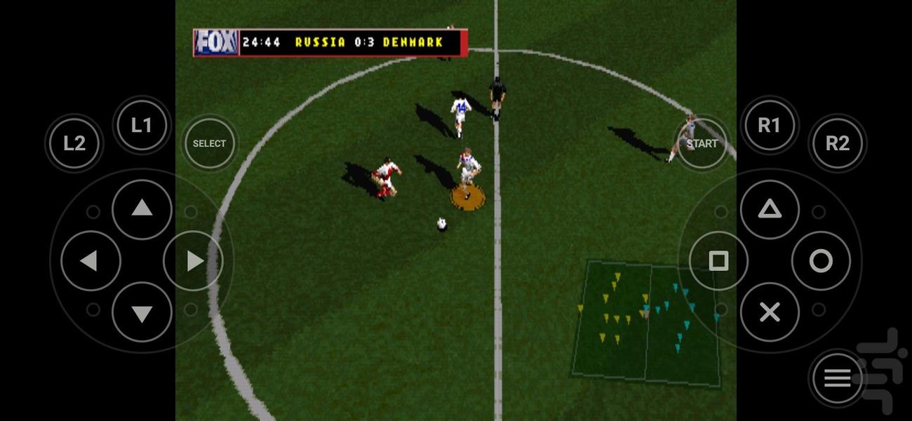 fox sports soccer 99 - Gameplay image of android game