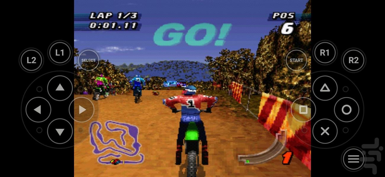 supercross 98 - Gameplay image of android game