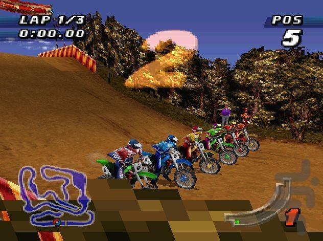 supercross 98 - Gameplay image of android game