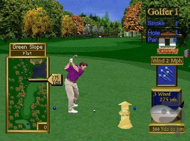 golden tee golf - Gameplay image of android game
