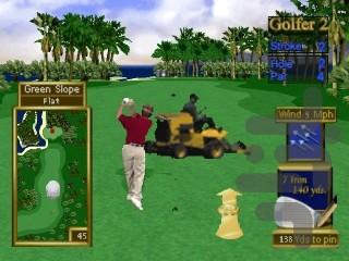 golden tee golf - Gameplay image of android game