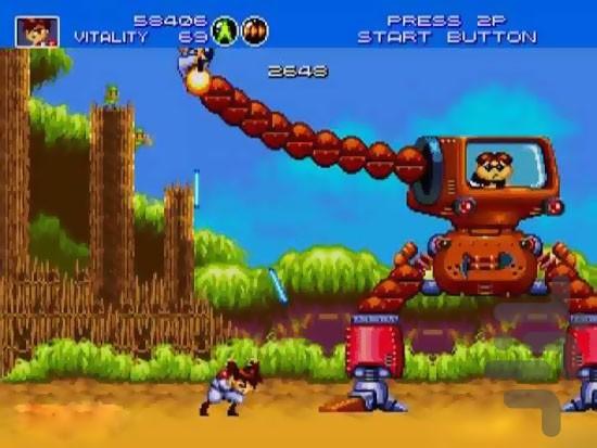 Gunstar Heroes - Gameplay image of android game