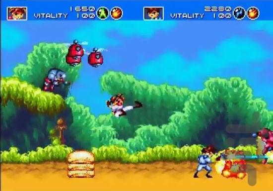 Gunstar Heroes - Gameplay image of android game