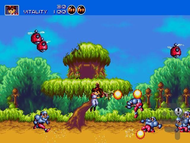 Gunstar Heroes - Gameplay image of android game