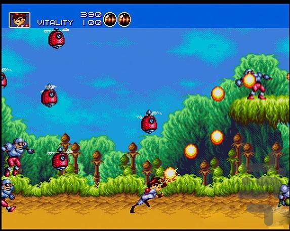Gunstar Heroes - Gameplay image of android game