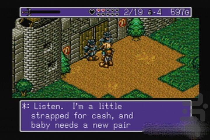 Landstalker Treasures of King Nole - Gameplay image of android game