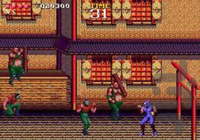 Ninja Gaiden Sega - Gameplay image of android game