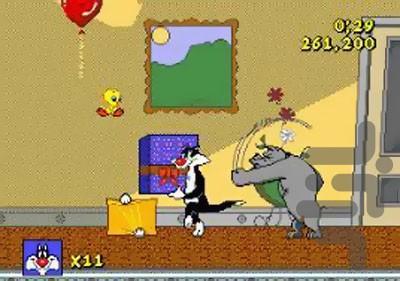سیلوستر و تویتی در کیپر - Gameplay image of android game