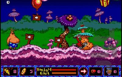 Toejam &amp; Earl in Panic - Gameplay image of android game
