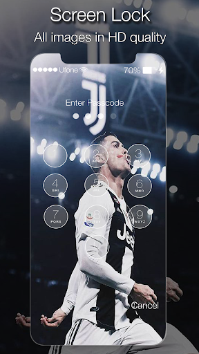 Cristiano Ronaldo Lock Screen - عکس برنامه موبایلی اندروید