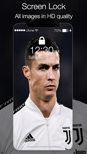 Cristiano Ronaldo Lock Screen - عکس برنامه موبایلی اندروید