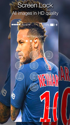 Neymar Screen Lock PSG - Image screenshot of android app